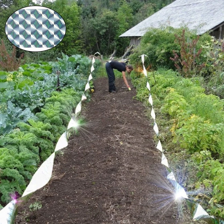 Double-sided Reflective Bird Repeller Ribbon Bird Chaser Garden Tool