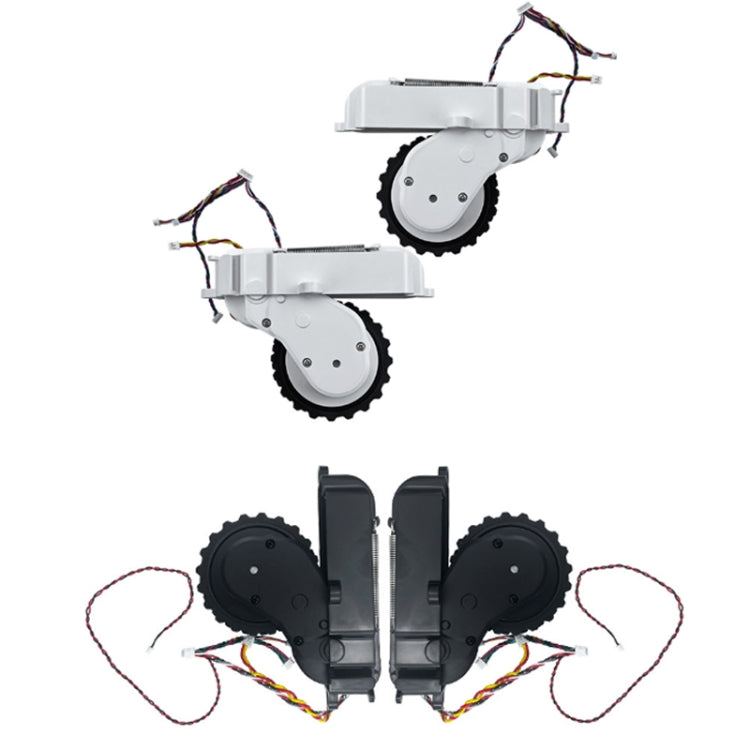 2 PCS Sweep And Mop Machine Walking Wheel For Mijia STYJ02YM / MVVC01-JG