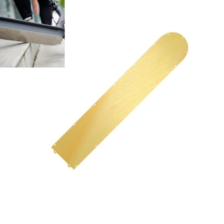 Sainless Steel Bottom Cover Waterproof Scooter Chassis Protection Accessories, Random Color Delivery