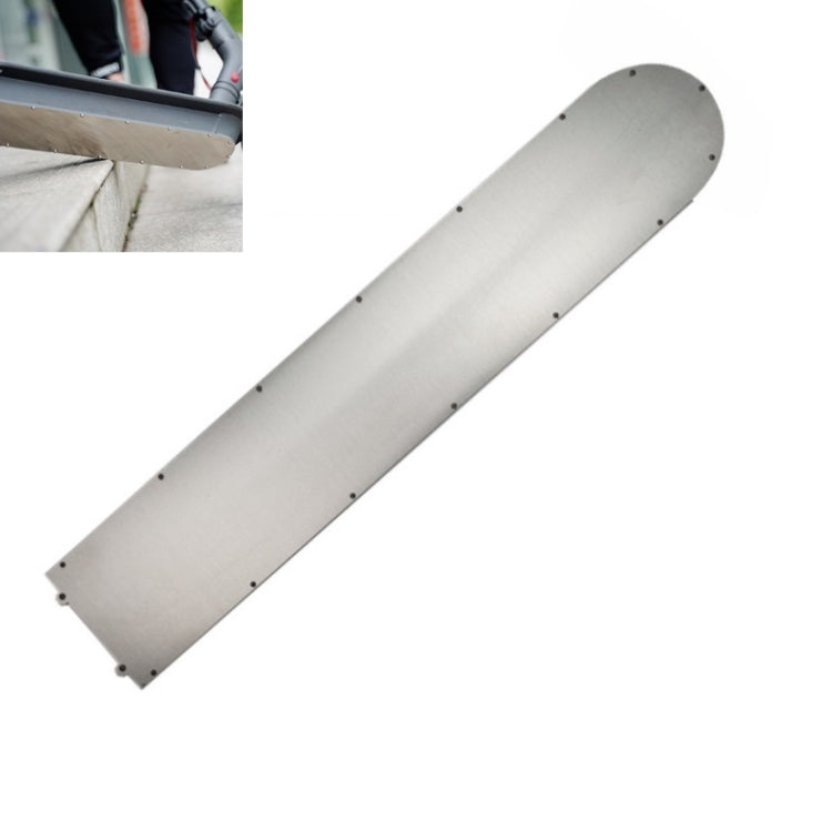 Sainless Steel Bottom Cover Waterproof Scooter Chassis Protection Accessories, Random Color Delivery