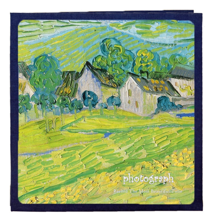 Retro Art DIY Handmade Photo Album Self-Adhesive Film Album, Style：