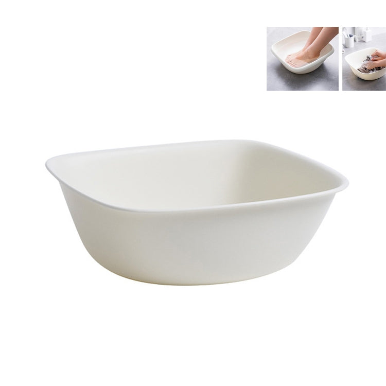 Small Home Dormitory Cute Square Laundry Washing Vegetable Wash Basin，28.28x28.28x10cm