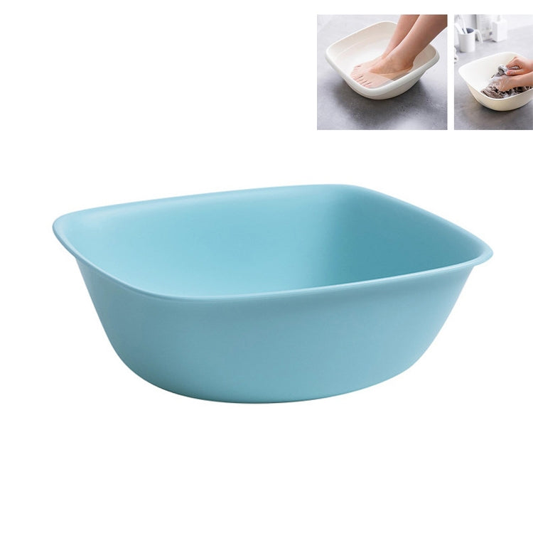 Small Home Dormitory Cute Square Laundry Washing Vegetable Wash Basin，28.28x28.28x10cm