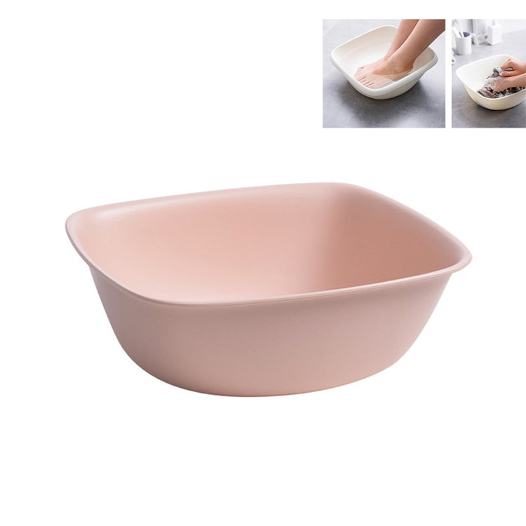 Small Home Dormitory Cute Square Laundry Washing Vegetable Wash Basin，28.28x28.28x10cm