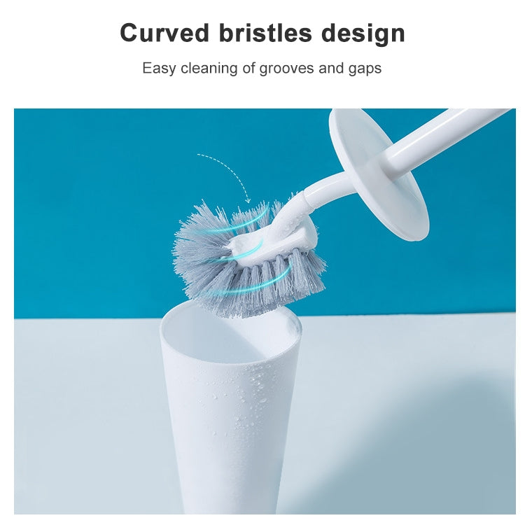 Toilet Cleaning Brush Set Long Handle Soft Toilet Brush