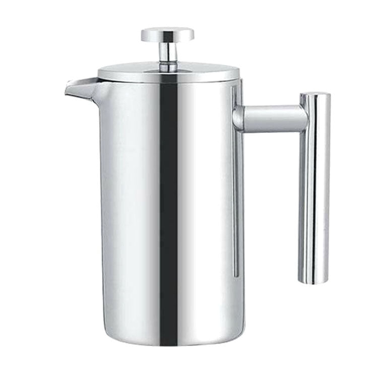 304 Stainless Steel French Pressure Coffee Pot Hand Made Tea Pot