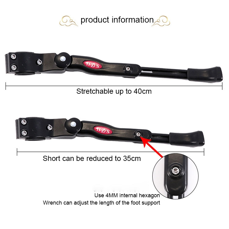 Bicycle Mountain Bike 26 Inch Aluminum Alloy Single Support Car Ladder Foot Support Parking Rack