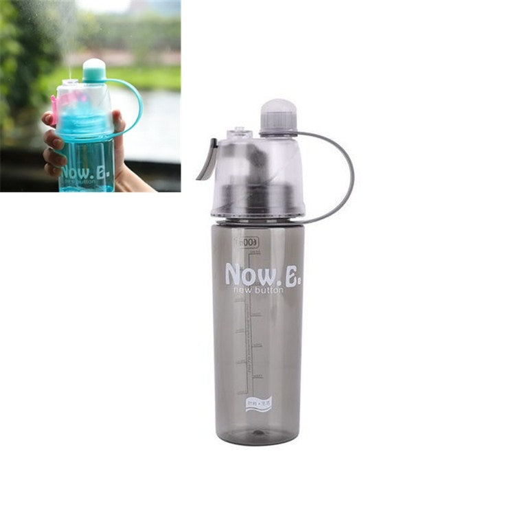 Creative Spray Water Bottle Sports Bottle Portable With Lid Summer Hydration Beauty Plastic Cup