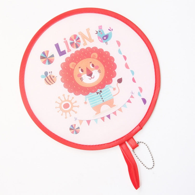 Summer Folding Fan Children Portable Mini Cartoon Round Hand Fan
