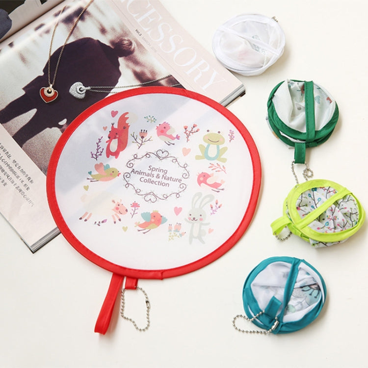 Summer Folding Fan Children Portable Mini Cartoon Round Hand Fan