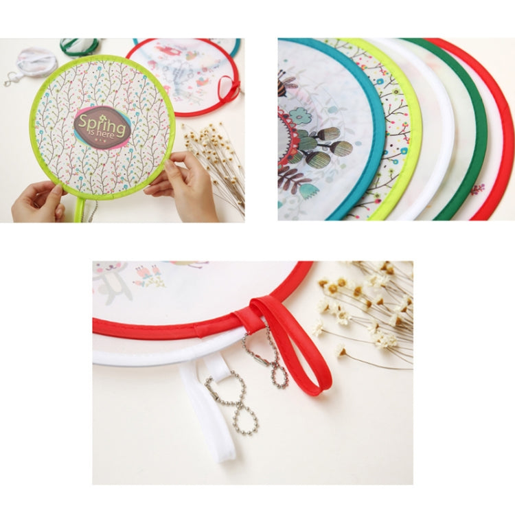 Summer Folding Fan Children Portable Mini Cartoon Round Hand Fan