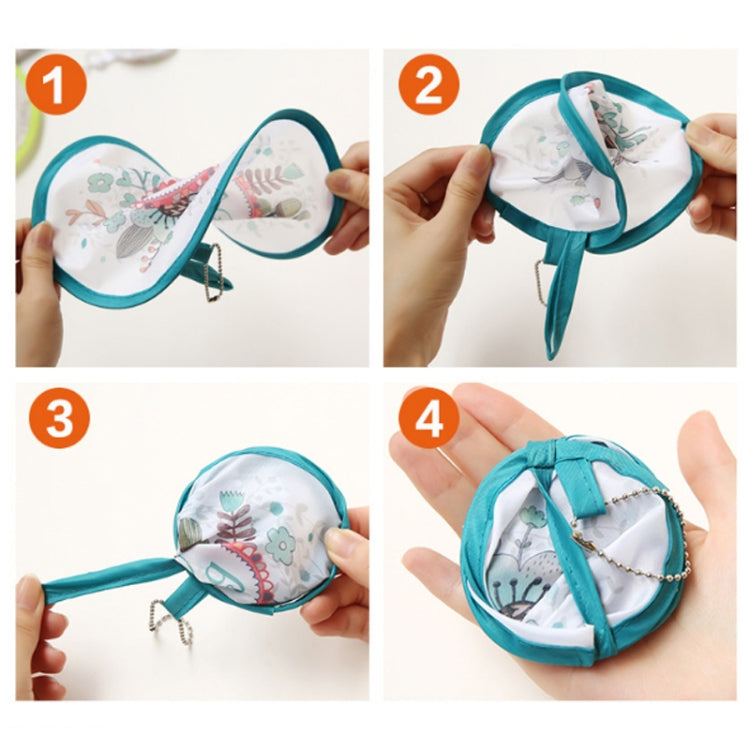 Summer Folding Fan Children Portable Mini Cartoon Round Hand Fan