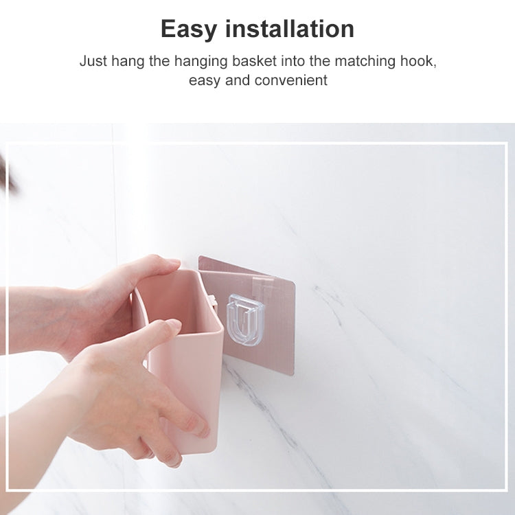 Bathroom Rack Wall-mounted Suction Cup Free Punch Storage Box Washstand Toothbrush Toothpaste Rack