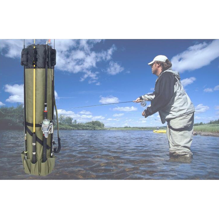 Multifunctional Fishing Rod Bag Fishing Tackle Bag Fishing Supplies，Size: 123x34cm