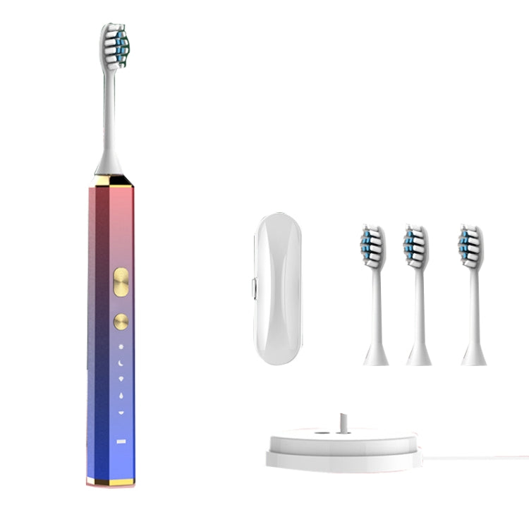 V6 Adult Magnetic Levitation Sonic Household Smart Electric Toothbrush Couple Soft Toothbrush, Style:
