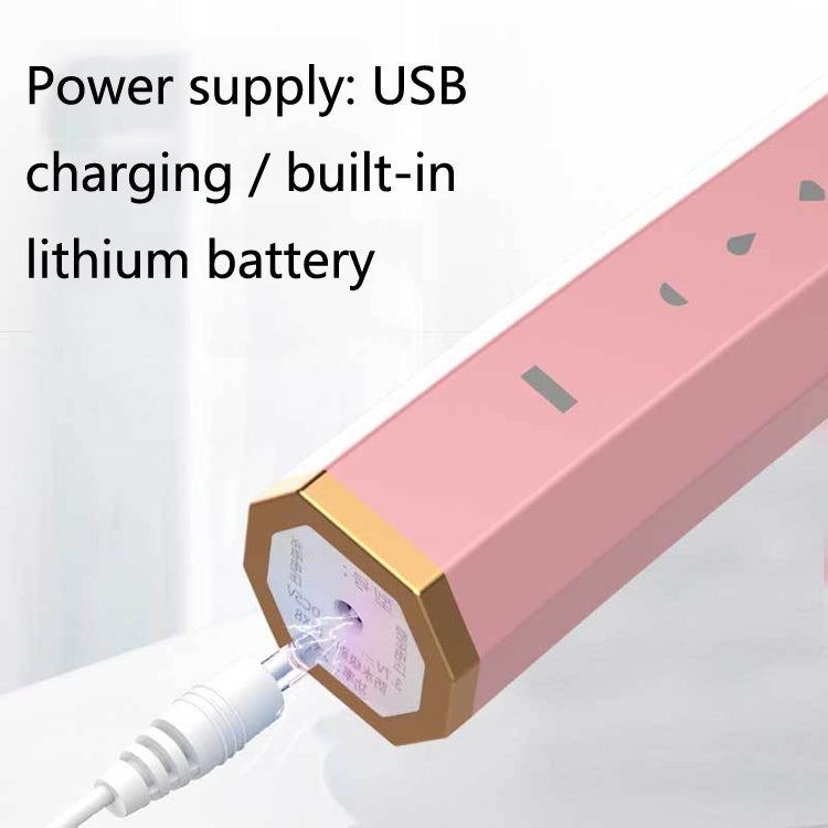 V6 Adult Magnetic Levitation Sonic Household Smart Electric Toothbrush Couple Soft Toothbrush, Style: