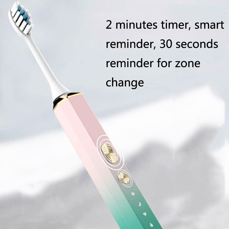 V6 Adult Magnetic Levitation Sonic Household Smart Electric Toothbrush Couple Soft Toothbrush, Style: