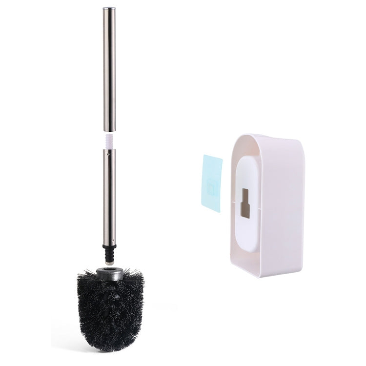 Bathroom Toilet Wall-mounted Toilet Brush Set with Soft Hair and Long Handle Without Dead Corners