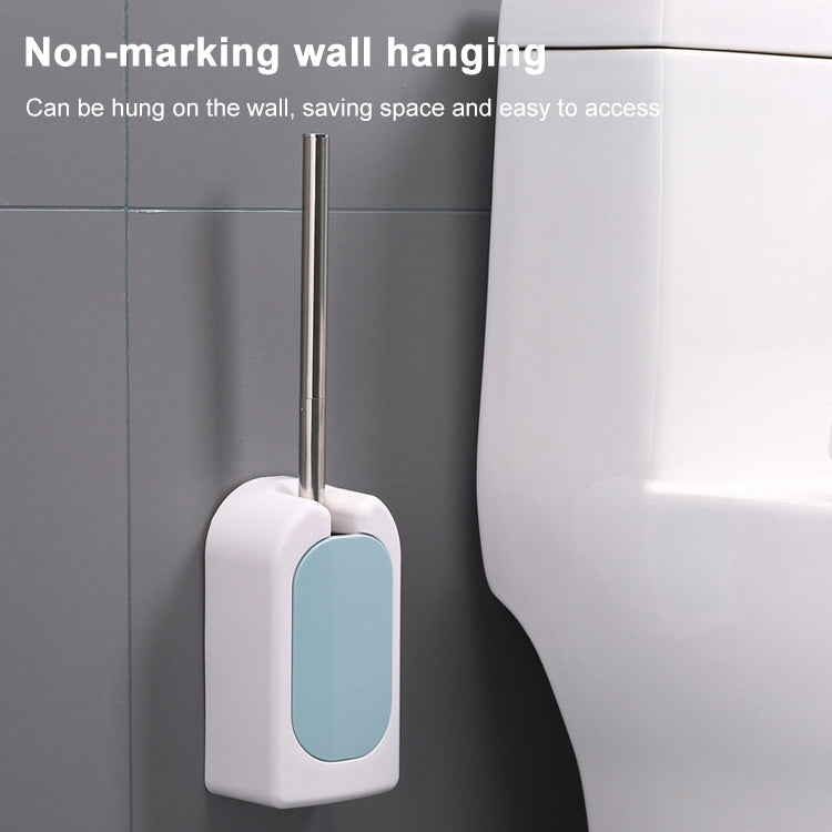 Bathroom Toilet Wall-mounted Toilet Brush Set with Soft Hair and Long Handle Without Dead Corners