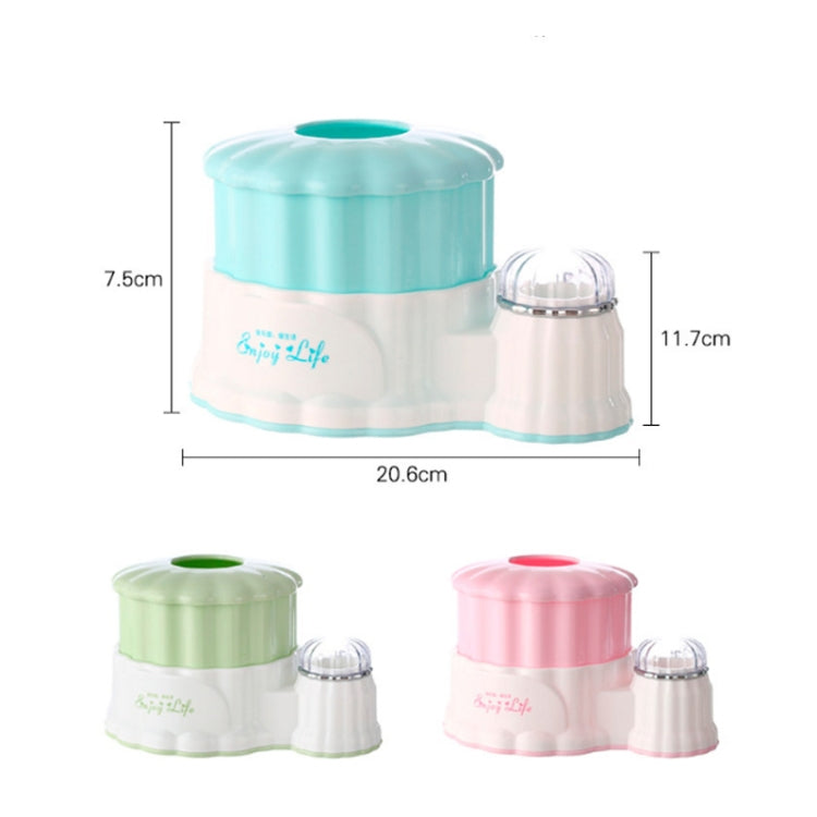 Living Room Round Plastic Retractable Tissue Box Household Multi-functional Drawer Box with Toothpick Box