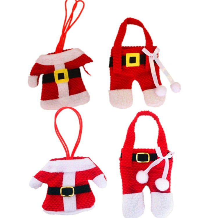Christmas Table Decoration Christmas Small Clothes Pants Cutlery Cover