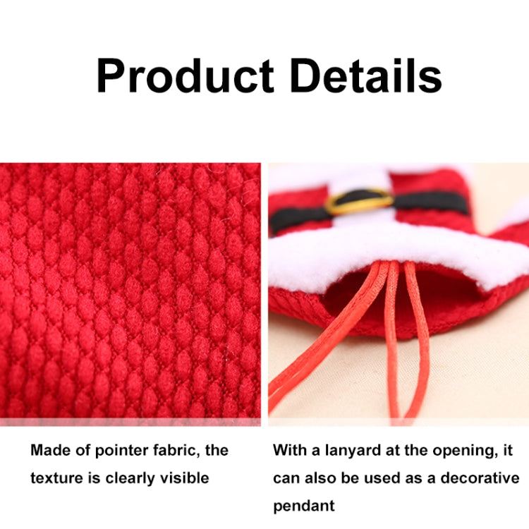 Christmas Table Decoration Christmas Small Clothes Pants Cutlery Cover