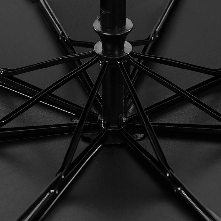 GD Daisy Vinyl Sunny And Rain Umbrella Anti-UV Shade Sunscreen Three Folding Umbrella