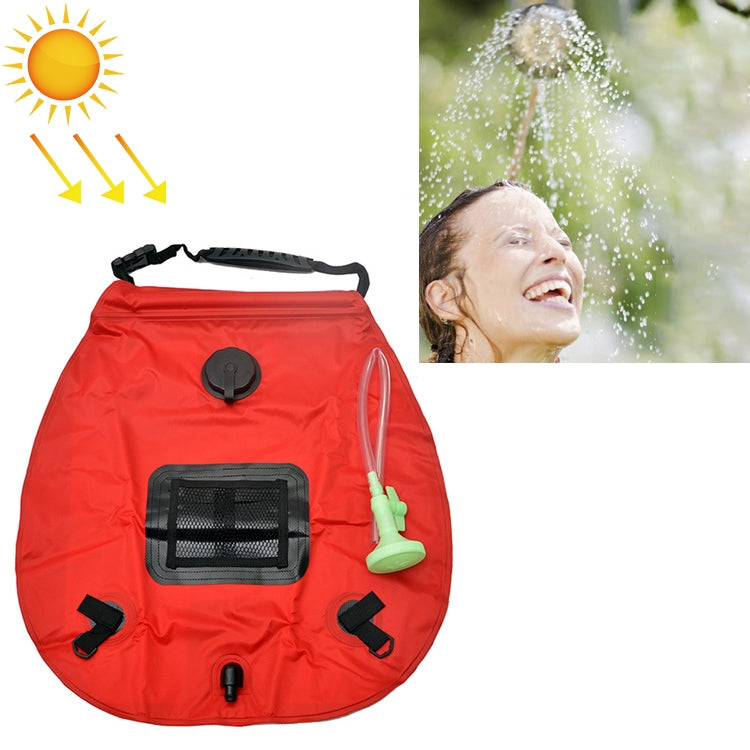 20L Solar Bath Bag Outdoor Self Driving Camping  Hot Water Bottle Portable Outdoor  Bath Water Storage Bag