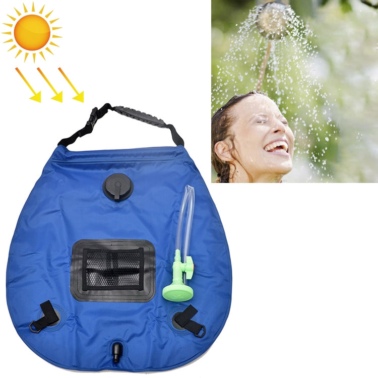 20L Solar Bath Bag Outdoor Self Driving Camping  Hot Water Bottle Portable Outdoor  Bath Water Storage Bag