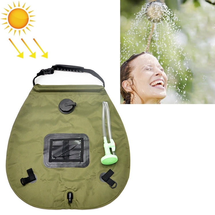 20L Solar Bath Bag Outdoor Self Driving Camping  Hot Water Bottle Portable Outdoor  Bath Water Storage Bag