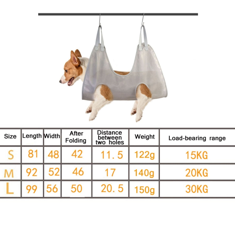 Small & Medium Pet Grooming Polyester Hanging Hammock With Trimming Tool