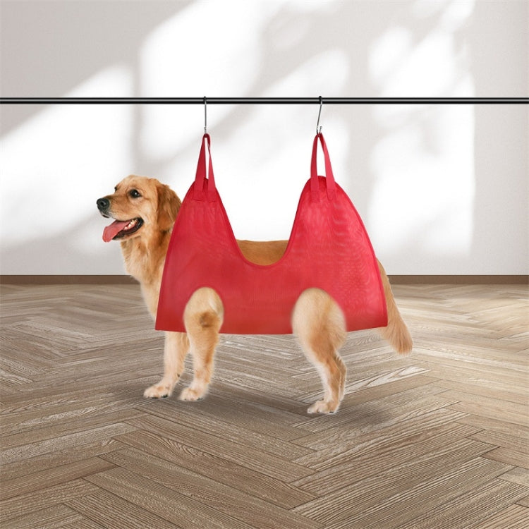 Small & Medium Pet Grooming Polyester Hanging Hammock With Trimming Tool