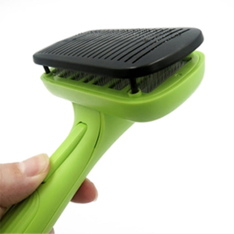 Pet Hair Removal Comb Automatic Hair Removal Brush Dog Hair Grooming Comb Cleaning Supplies