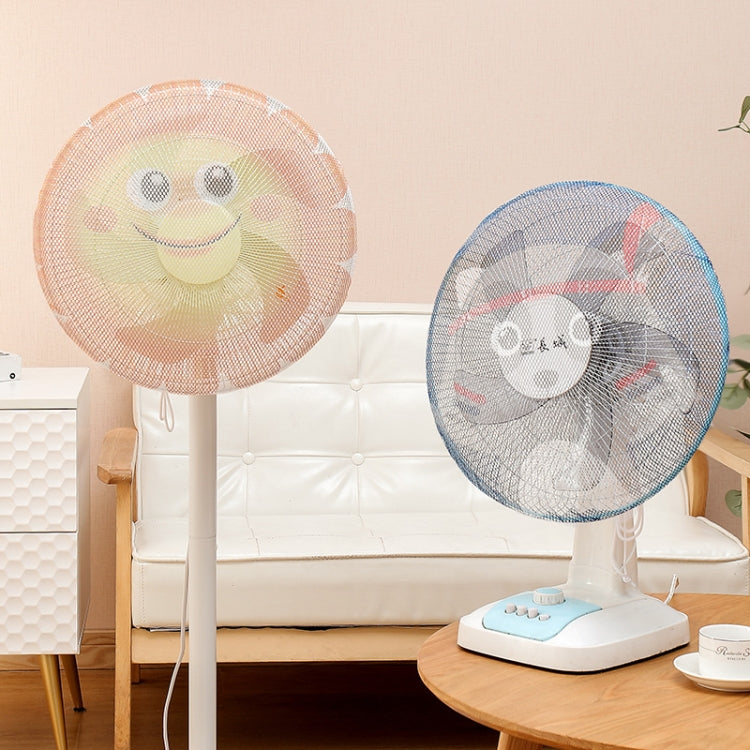Cartoon Children Safety Electric Fan Cover All-inclusive Mesh Fan Protection Net Anti-pinch Hand Cover