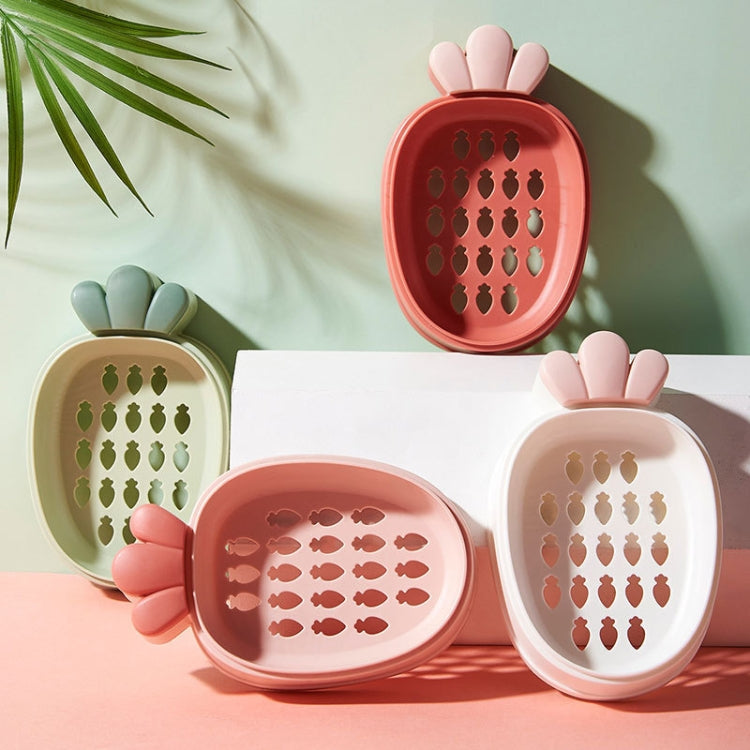 Plastic Soap Box With Lid Drainable Travel Portable Soap Box Random Color