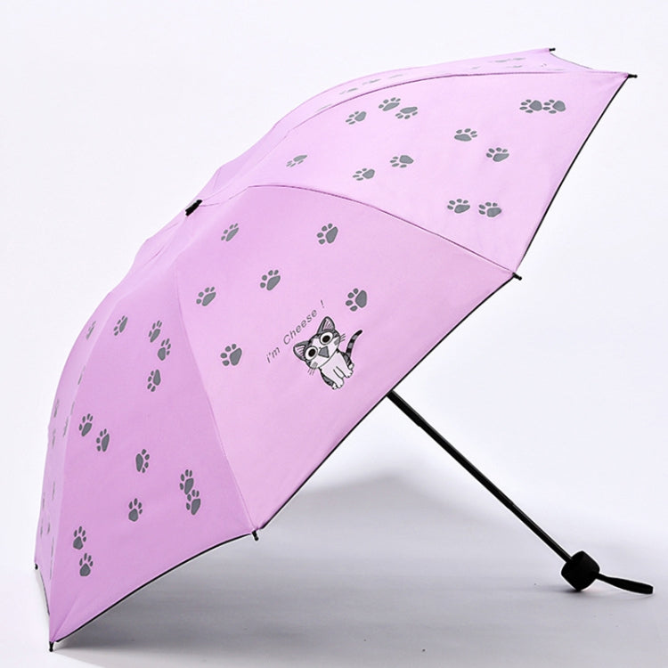 Cartoon Creative Children Umbrella Sunscreen Vinyl Small Fresh Folding Umbrella