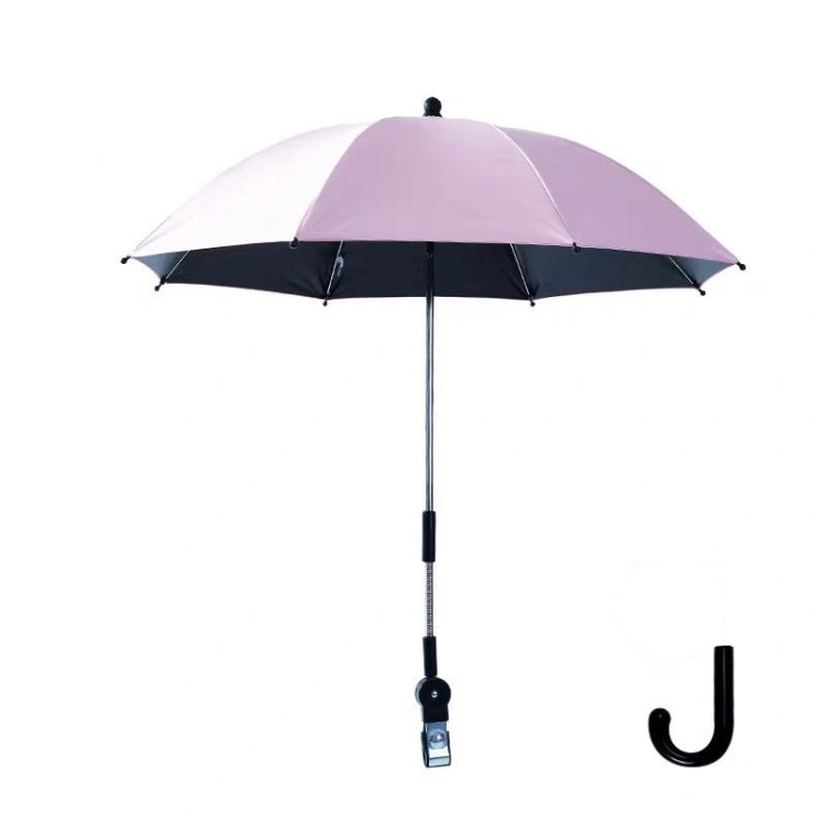 Stroller Universal Stroller Umbrella Sliding Baby Artifact Vinyl Anti-UV Universal Clip Sun And Rain Dual-use Umbrella
