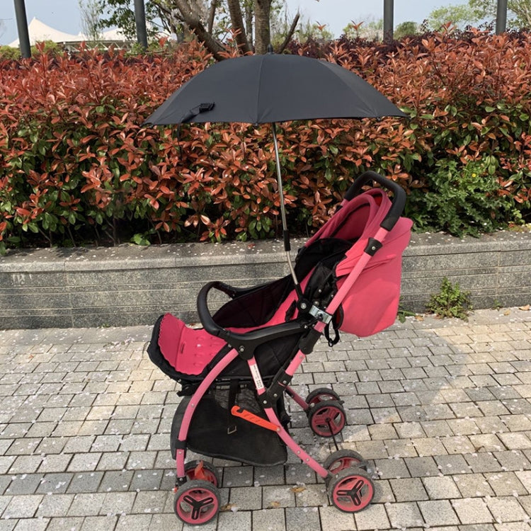 Stroller Universal Stroller Umbrella Sliding Baby Artifact Vinyl Anti-UV Universal Clip Sun And Rain Dual-use Umbrella