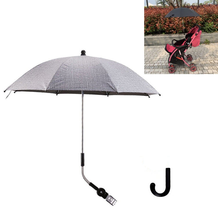 Stroller Universal Stroller Umbrella Sliding Baby Artifact Vinyl Anti-UV Universal Clip Sun And Rain Dual-use Umbrella