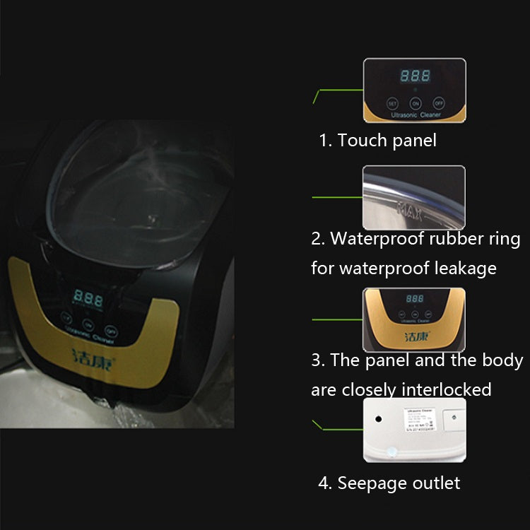 Jie Kang CE-5700A Ultrasonic Cleaner Household Jewelry Denture Glasses Cleaner