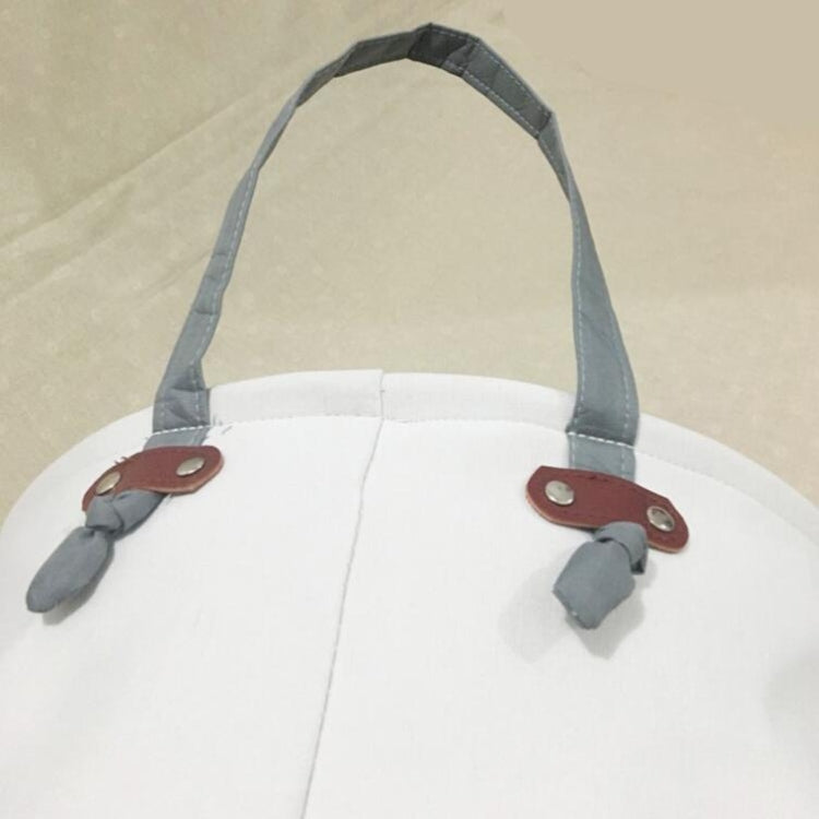 Fabric Round Dirty Clothes Bucket Home Children Toy Folding Storage Basket