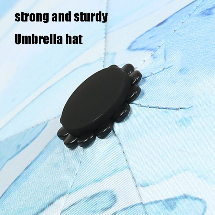 Art Small Fresh Umbrella Folding Sun and Rain Dual-use Umbrella Sun Protection and UV Protection Vinyl Sun Umbrella