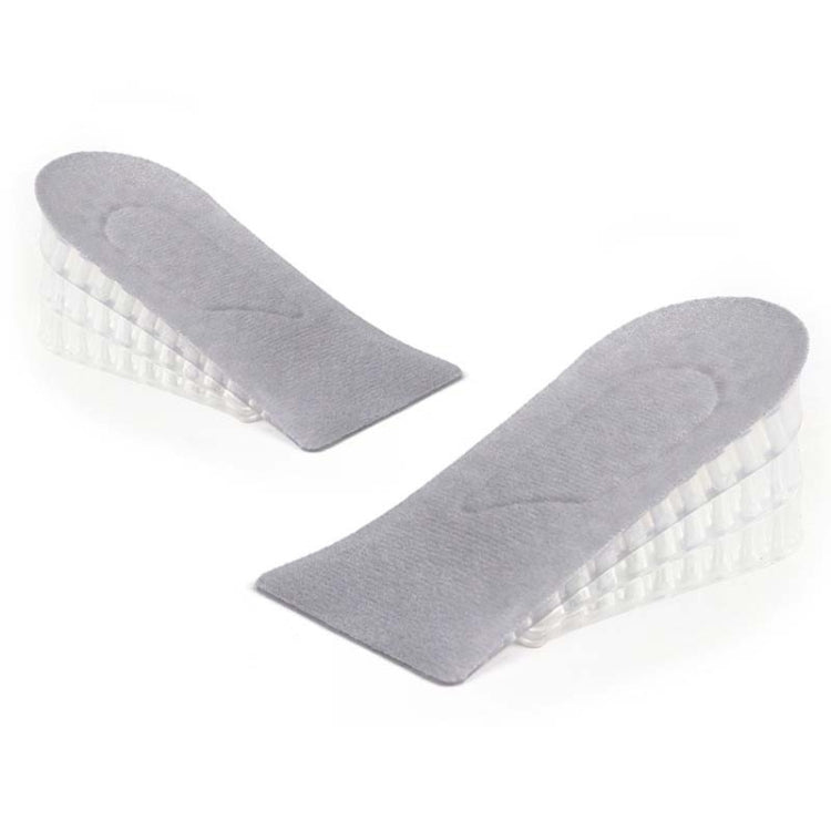 JF101 Invisible Transparent Silicone Heightening Pad Heel Heightening Insole Shock Absorption Half Pad