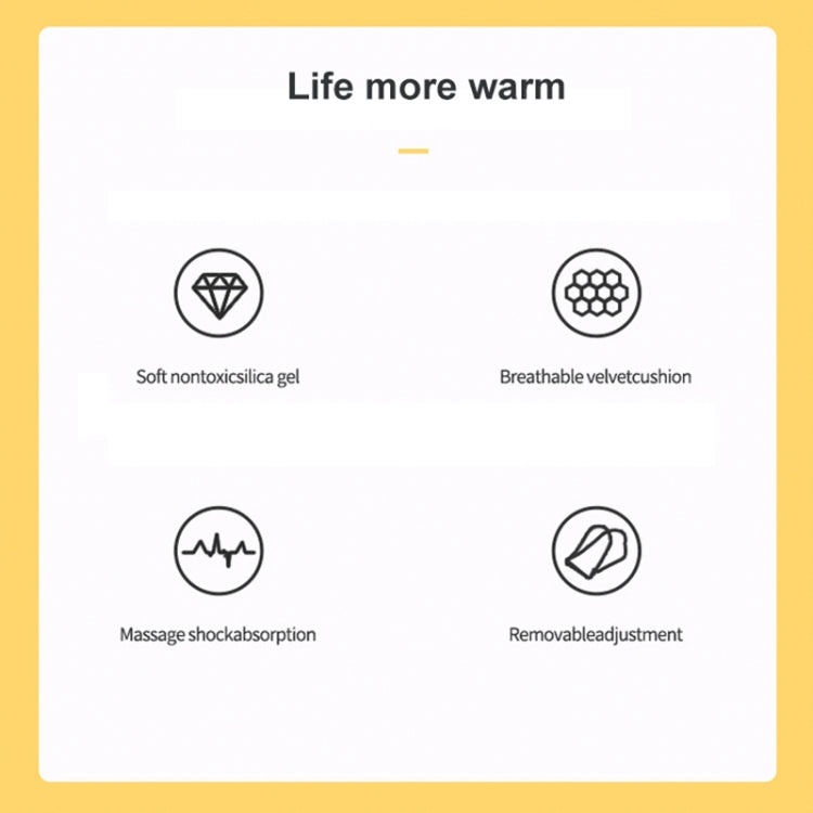 JF101 Invisible Transparent Silicone Heightening Pad Heel Heightening Insole Shock Absorption Half Pad