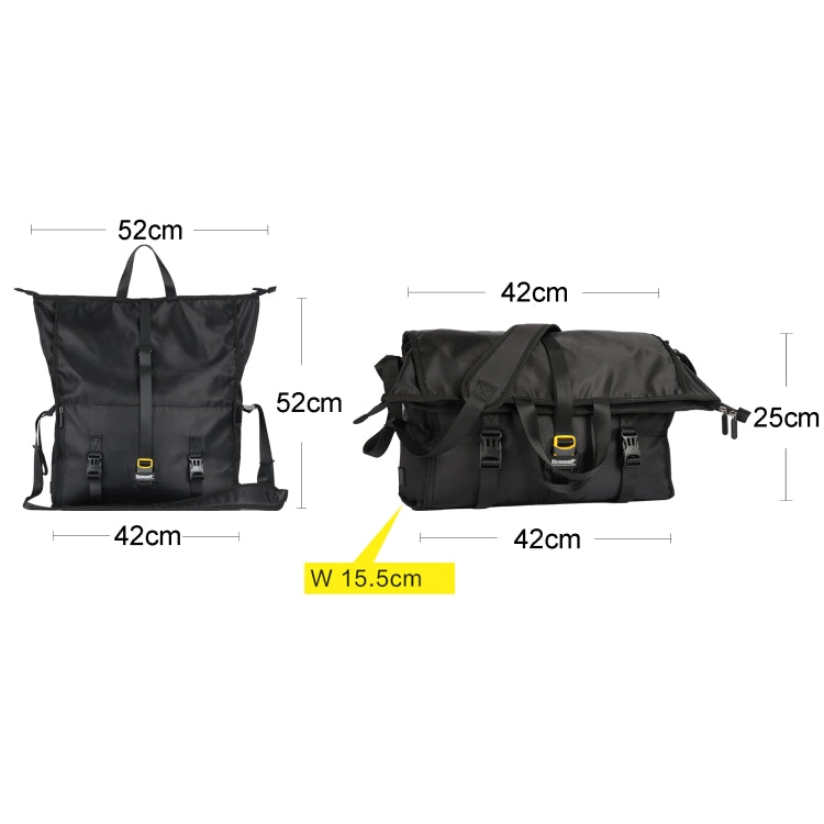 Rhinowalk Multifunctional One Shoulder Crossbody Cycling Bag Large Capacity Messenger Bag Bicycle Rear Shelf Bag