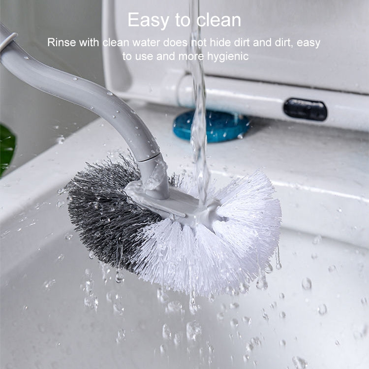 7 PCS Household Toilet Long Handle Toilet Brush Toilet Cleaning Brush