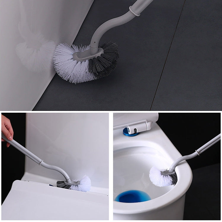 7 PCS Household Toilet Long Handle Toilet Brush Toilet Cleaning Brush