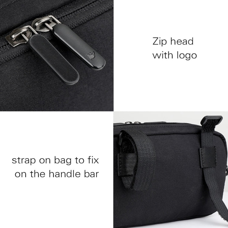 Rhinowalk X2011 Bike Front Bag Bicycle Storage Handlebar Bag Travel Commuting Hanging Bag