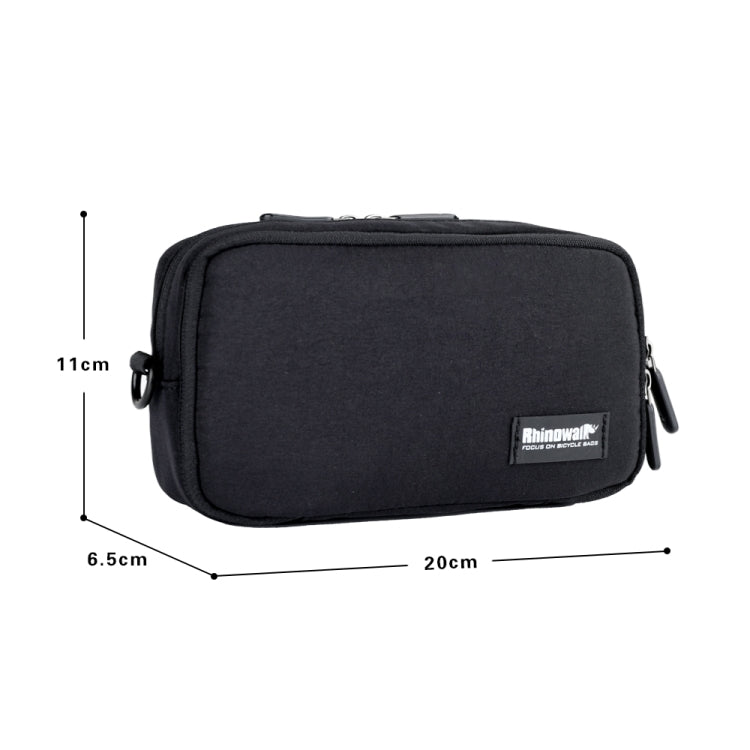 Rhinowalk X2011 Bike Front Bag Bicycle Storage Handlebar Bag Travel Commuting Hanging Bag