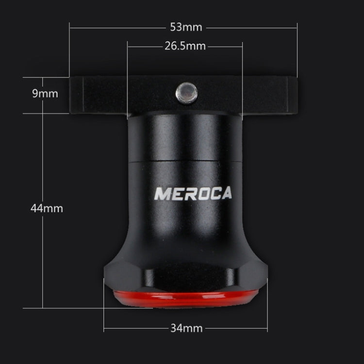 MEROCA MX2 Smart Sensor Brake Tail Light Mountain Bike Light USB Charging Road Bike Night Riding Tail Light